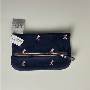 Disney Navy and Pink Clutch Walt Disney world Mickey Mouse purse Disneyland